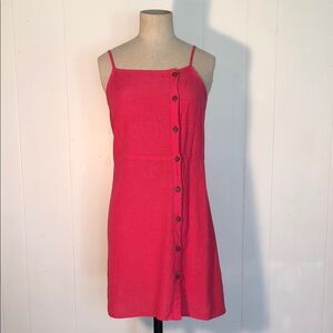 Billabong Pink Spaghetti Strap Sundress Mini